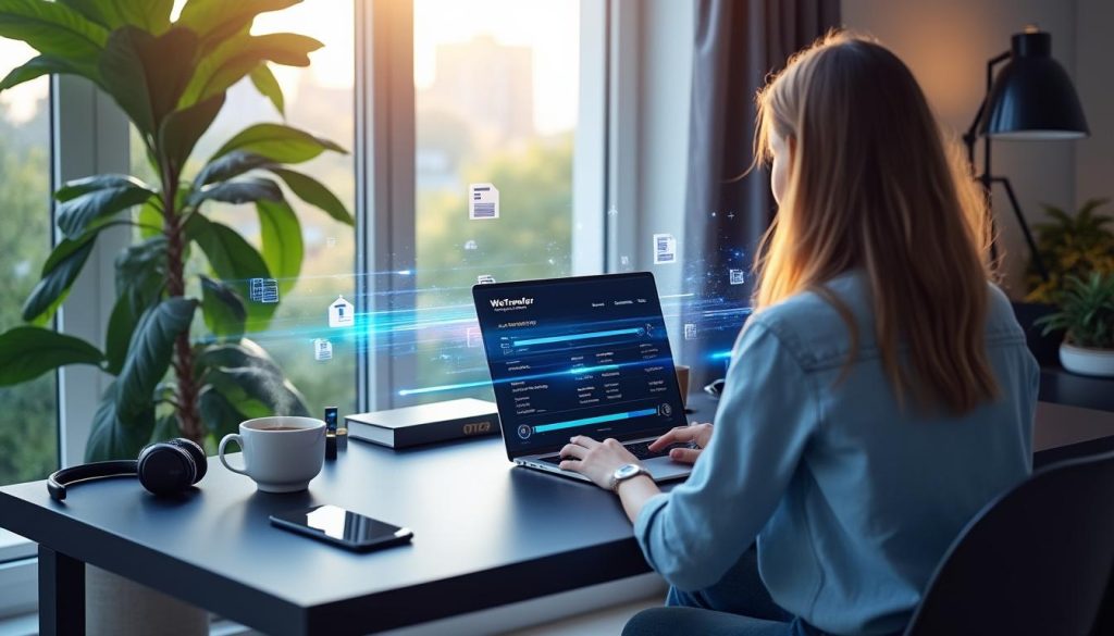découvrez comment utiliser wetransfer gratuitement pour envoyer vos fichiers facilement et rapidement, sans inscription ni complications.